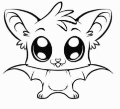 Ideias de Desenho - Desenho de Morcego