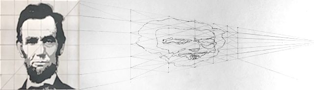 Grid Distorcido para Desenho Anamórfico